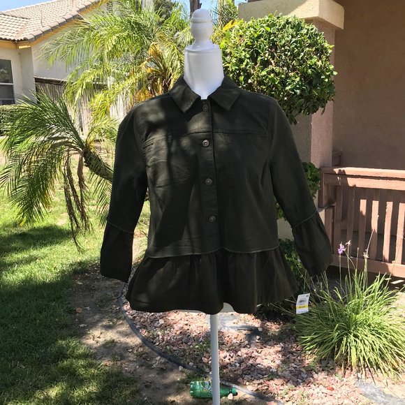 Olive Blouse - Picture 1 of 2